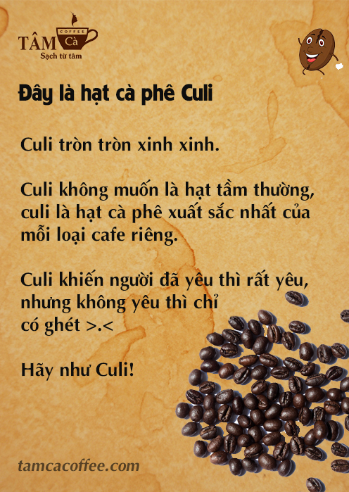 Be like bill - Hạt cà phê culi