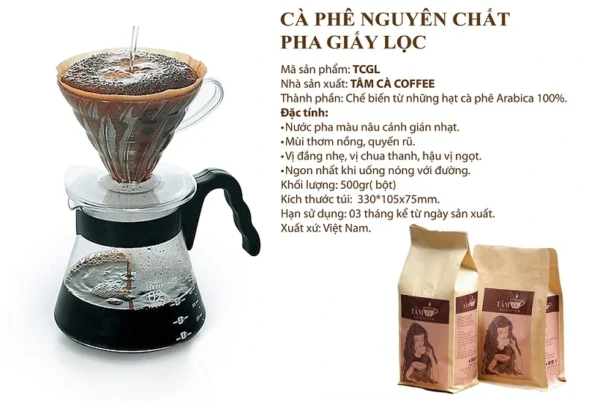cà phê pha phễu - Drip Coffee